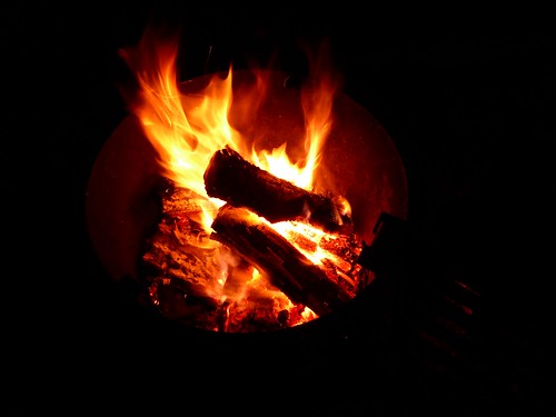 camping canada night alberta firepit battlelake