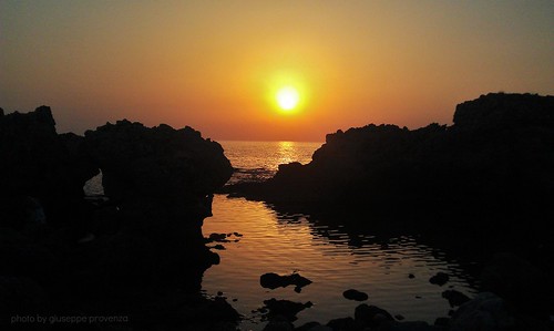 sunset italy landscape tramonto piscina sole sicilia venere milazzo