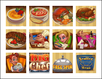 free Big Chef slot game symbols