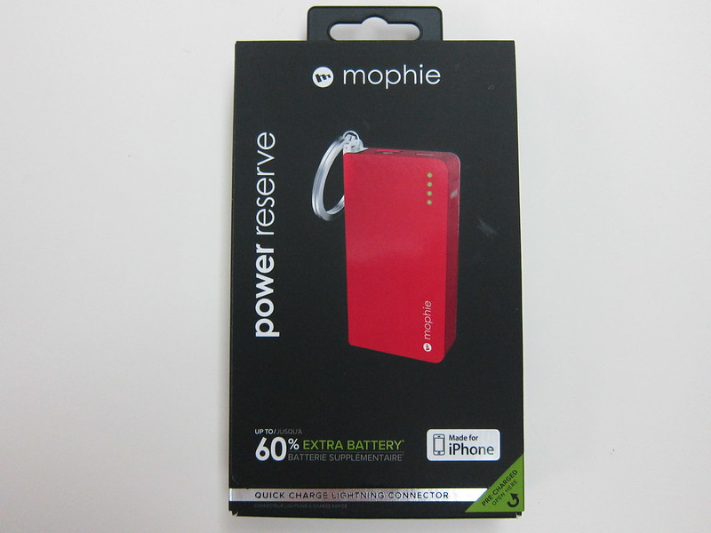 Mophie Power Reserve - Box Front
