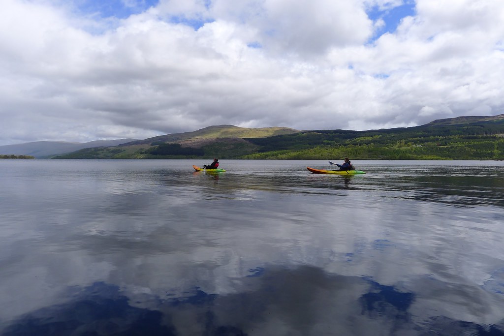 Kayaking on Loch Tay
