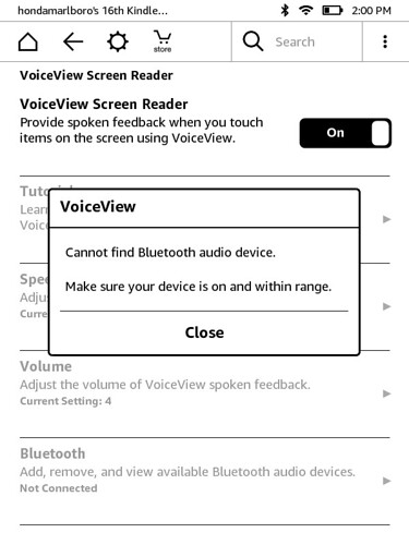 Kindle 2016 Bluetooth Pairing Mode 2