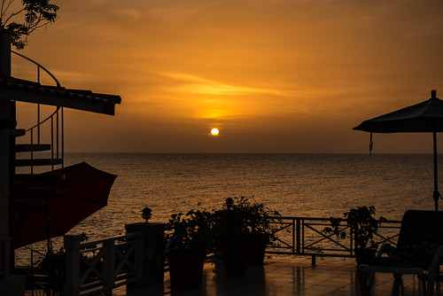 relax sun sunset saintannparrish goldencloudsvillas goldenclouds grounds saintmaryparish jamaica jm