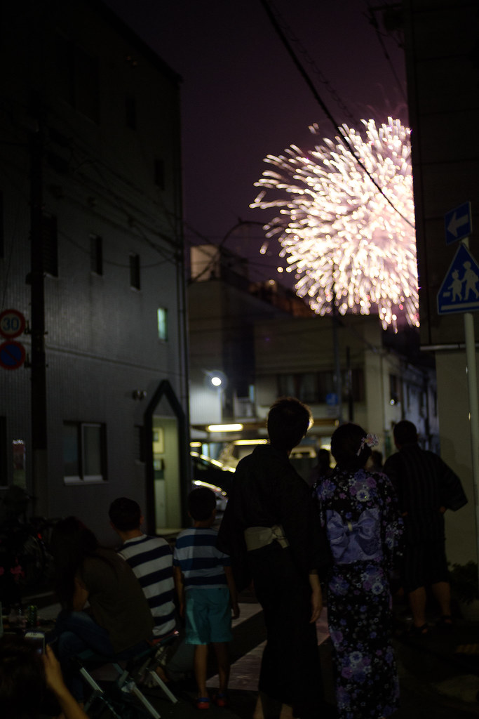starry tokyo sky /Sumidagawa fireworks