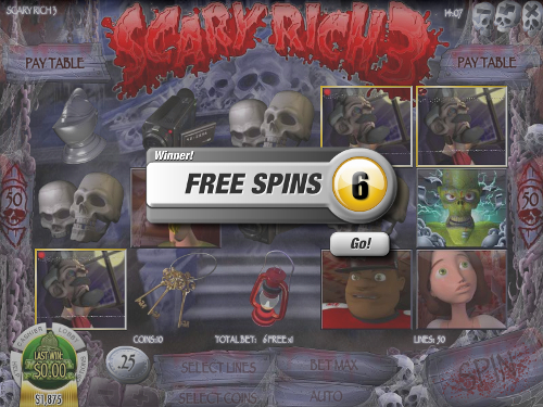 free Scary Rich 3 slot free spins
