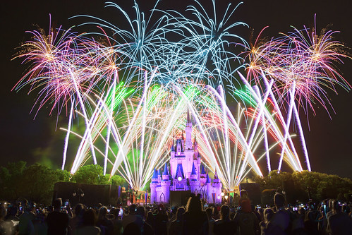 Walt Disney World Magic Kingdom Wishes Fireworks 2015