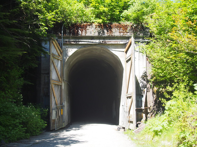 Snoqualmie Tunnel: How the John Wayne Pioneer Trail avoids going over Snoqualmie Pass.
