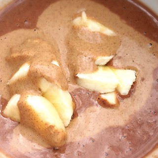 Chocolate Protein Peanut Butter Banana Bowl