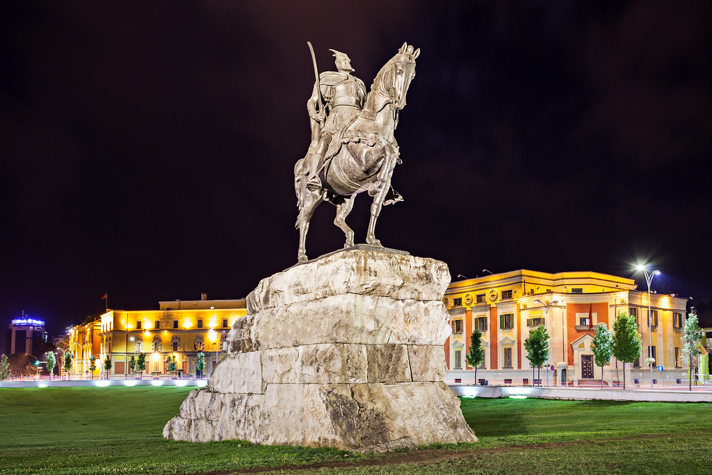 Skanderbeg Square de Tirana, Albanie