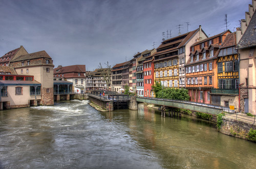 camera france colour water river landscape europe objects places strasbourg alsace hdr