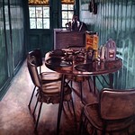 Green room, oil on canvas, 60 x 72 in, 1989