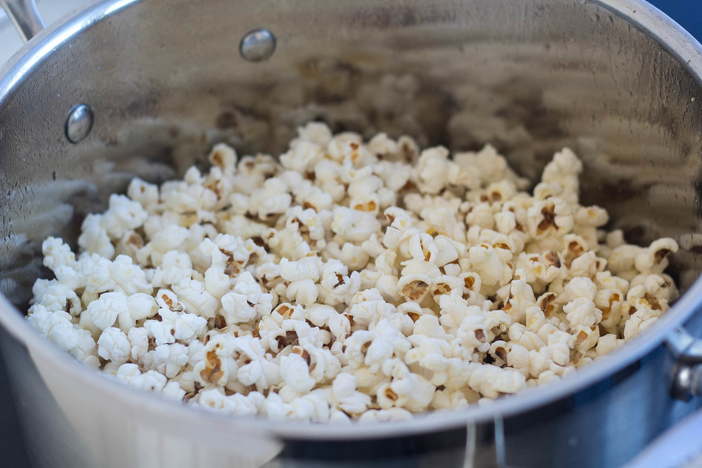Opskrift på hjemmelavede Popcorn i gryde