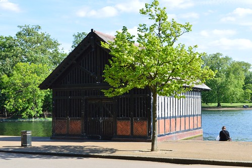 Boathouse in Hyde Park