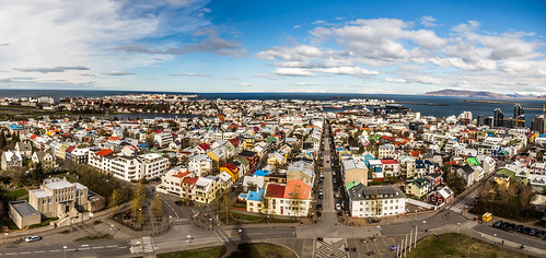 canon samyang14mm reykjavik iceland day fair cloudy blue sky shadow urban architecture