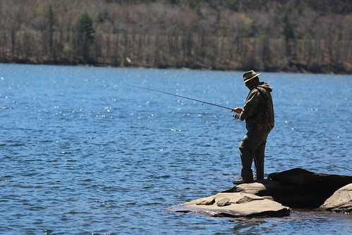 Fishing at Rondout Reservoir