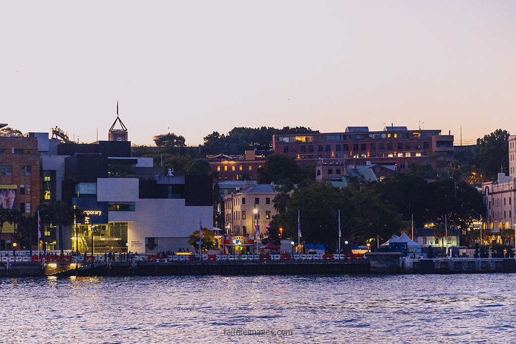 View of the bay with the Rocks and Museum of Contemporary Art