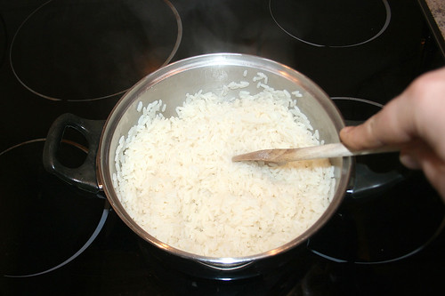 23 - Reis abkühlen lassen / Let rice cool down