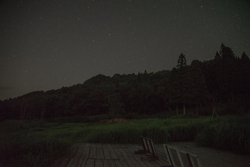 神崎郡 兵庫県 japan 高原 field 砥峰高原 夜景 nightscape