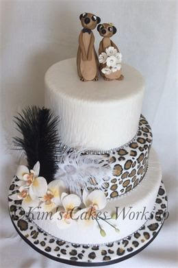 Animal Inspired Wedding Cake by Kim Firth