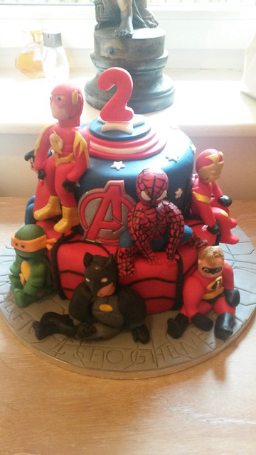 Super Heroes Cake by Jane Owen
