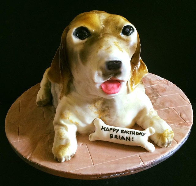 Puppy Themed Cake by Ella Marie of Sweet Háven