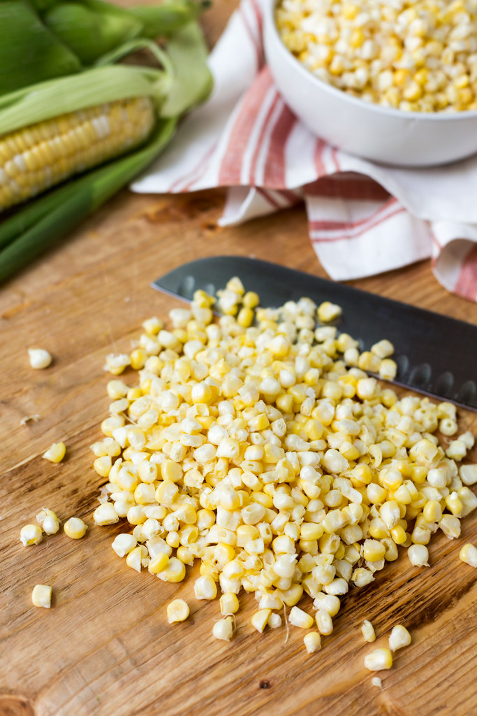 New Jersey bi-color corn kernels