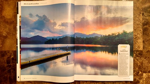 our lake magazine this spread is photo nc published state pages august page western carolina issue santeetlah 2016