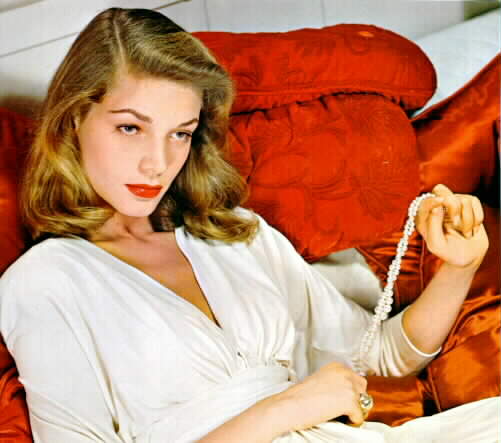 Vintage WWII Pinup Photo Lauren Bacall