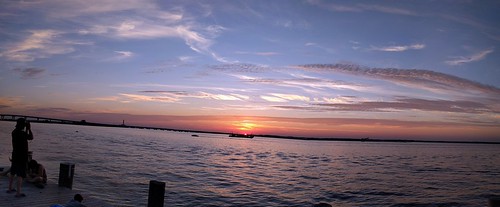 sunset panorama nj oceancity