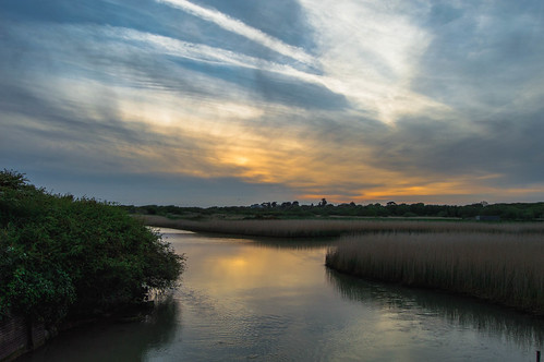 sunset reflection water clouds river reeds nikon colours dusk ambient lightroom d3200