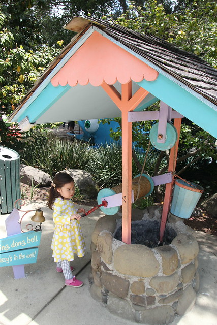 Mio at the well in Fairyland